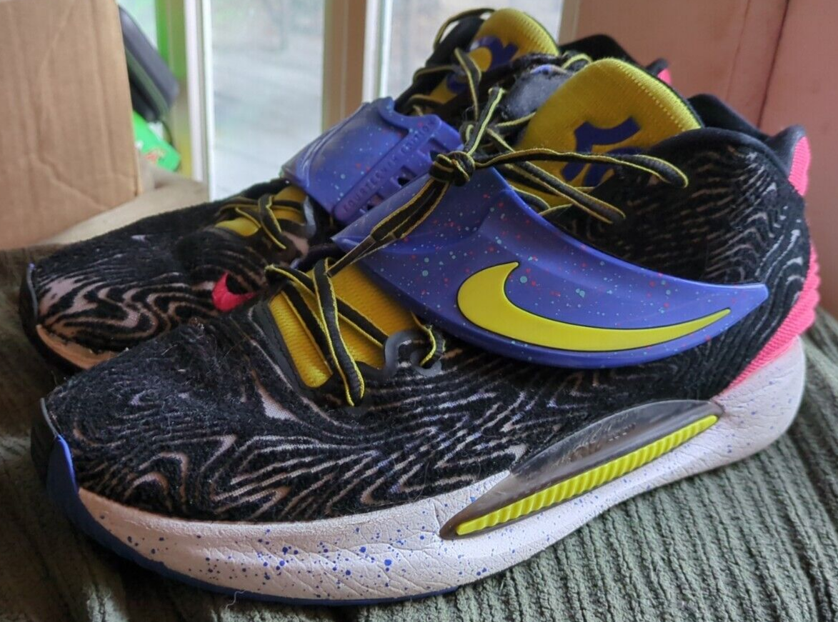 Nike KD 14 'Pop Art' CW3935-004, Kevin Durant Black Fusion red and
