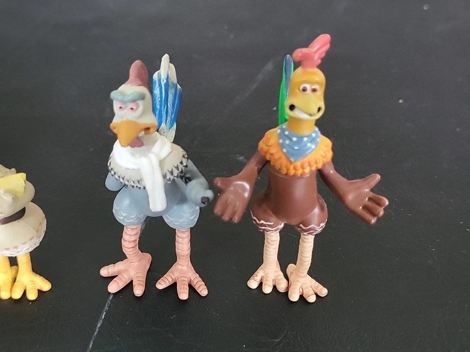 Lote de 6 figuras de acción Dreamworks Chicken Run 2000 de colección Foto 3 de 4