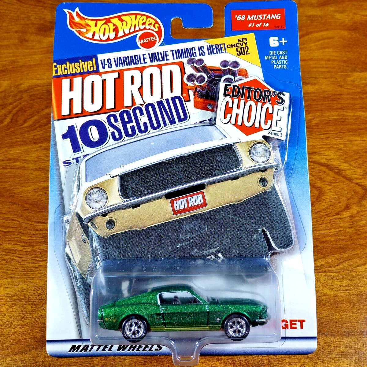 Hot Wheels Vintage Editor's Choice Series 1 '68 Mustang Green Hot