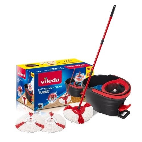 Vileda Easy Wring And Clean Turbo Mop With 2 Refills - Picture 1 of 2