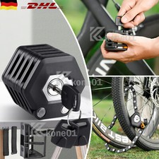 Faltbar Fahrrad Schloss Fahrrad Kettenschloss 3x Schl&uuml;ssel Halterung Faltschloss