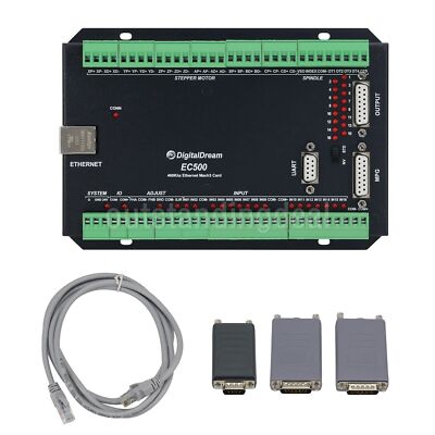 EC500 4 Axis Motion Controller for Mach3 with Ethernet Communication ot25 #E8