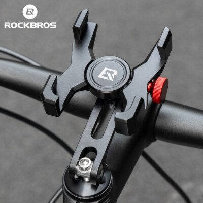 ROCKBROS Bicycle Bike Handlebar Phone Holder Mount Aluminum Alloy  Adjustable New