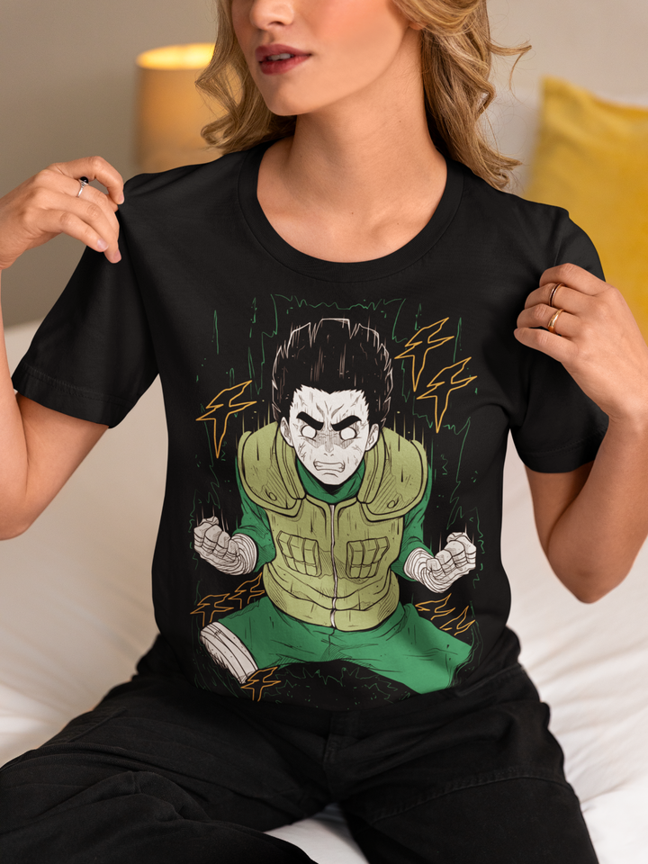 Rock Lee T-Shirt Manga Strip Naruto Kakashi Horror Anime Gift Shirt All ...