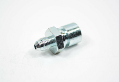 650205 Fragola 3 AN Male To 10mm x 1.0 Bubble Flare Female Brake Fitting Steel
