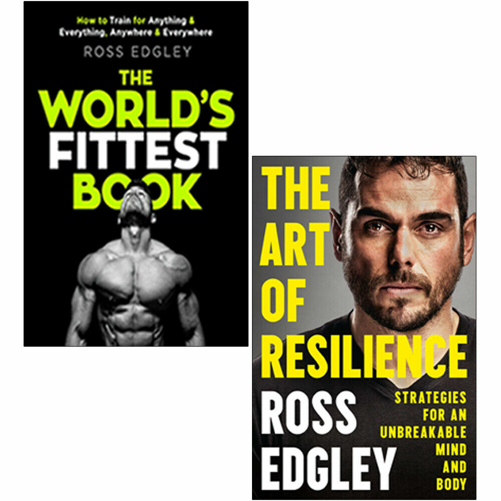 Ross Edgley 2 Books Collection Set The World's Fittest Book, Art of Resilience