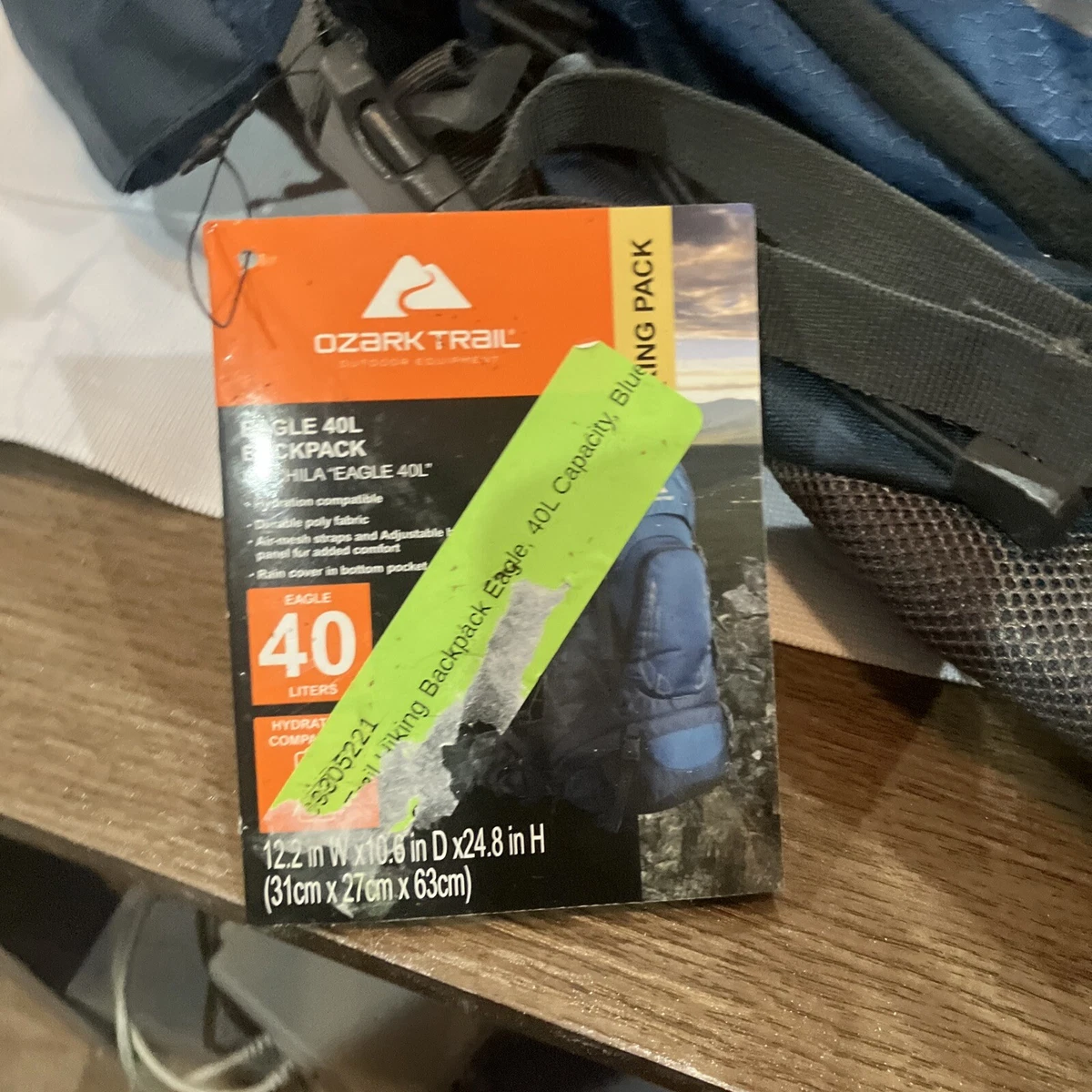 Ozark trail 40 liter backpack cheap