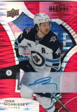 🏒 21-22 UPPER DECK ALLURE RED RAINBOW AUTO - JOSH MORRISSEY #32 WINNIPEG JETS
