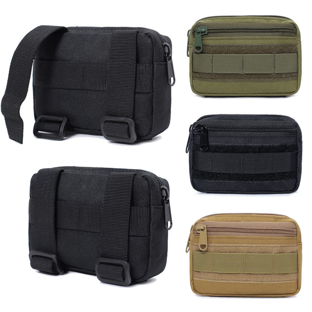 Tactical MOLLE Fanny Pack Nylon Waist Bag for Outdoor EDC Gear