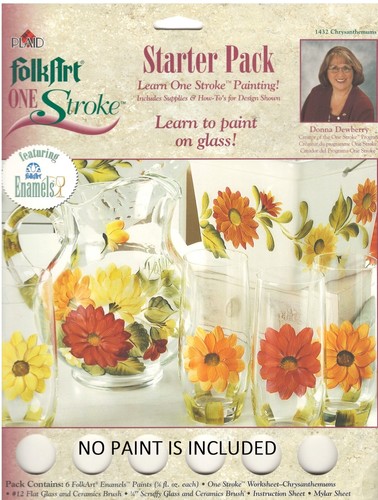 Donna Dewberry One Stroke MUMS Kit #1432 – Brushes & Worksheet – No Paint - Picture 4 of 6