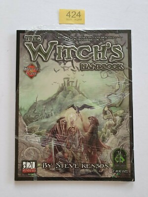 D&D 3.0/3.5E D20 THE WITCH'S HANDBOOK FACTORY SEALED GRR1302 MASTER CLASS