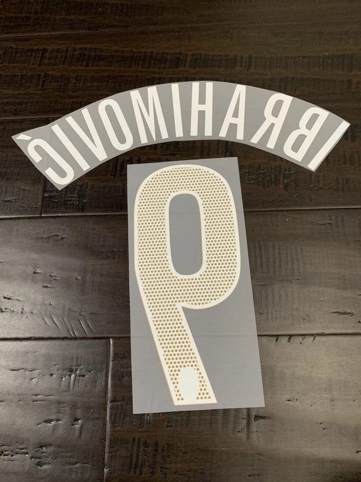 OFFICIAL 2004-06 IBRAHIMOVIC Juventus Nameset Name Number Dorsal Stilscreen - Image 2 of 3