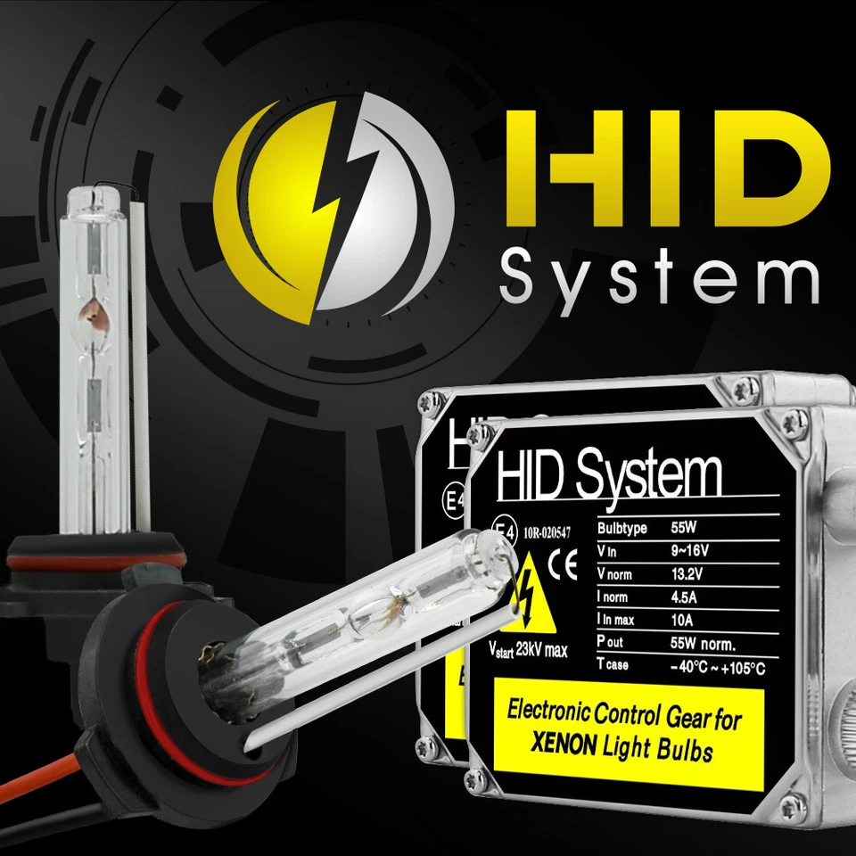 55W HID Xenon Headlight Conversion KIT H1 H3 H4 H7 H9 H13 9005 9006 9004/7 Bulbs - Image 2 of 4