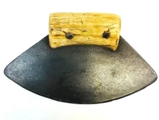 Vintage 6" Yupik Knife, Antler Handle, Early 1900s