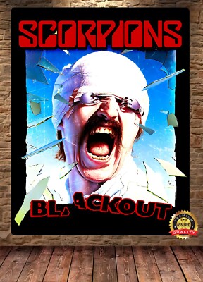 SCORPIONS BLACKOUT サイン入り Scorpions - Blackout - Metal Sign 11 x 14 | eBay