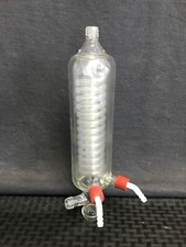 Glass Double Coil Vertical Condenser for Rotavap GL-14 GL-18 35/20 Spherical