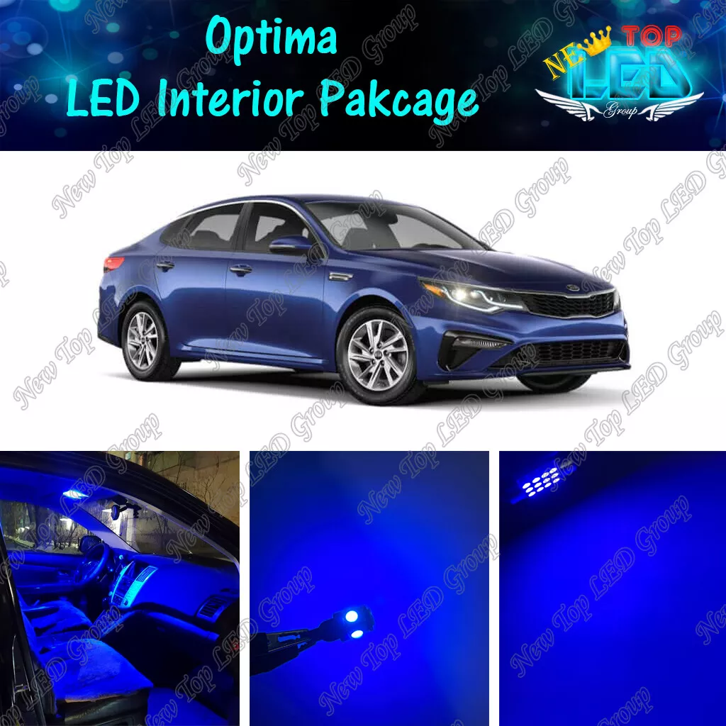 Blue Interior Led Lights Package Kit