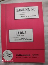 MARCO ROMANO "BAMBINA NO !" - GIAN DE MARTINI "PAOLA" - 1966 - EDIZIONI EDIEMME