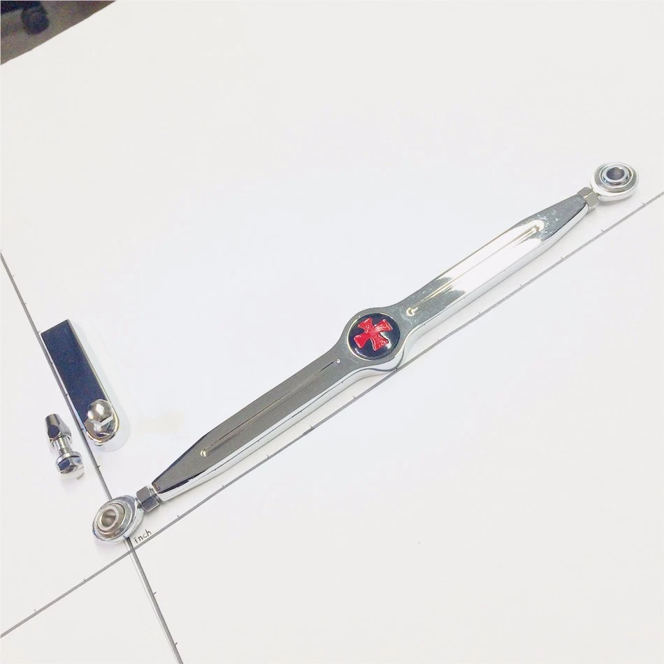 HTTMT Red Maltese Cross Shift Linkage para Harley CVO Softail Foto 3 de 4