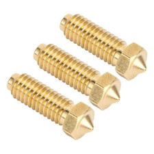 3D Printer Extruder Nozzle Uniform Plated High Accuracy 3D Printer Brass Nozzle