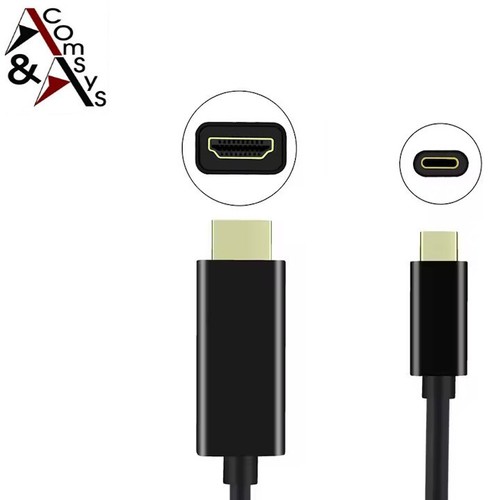 1.8m Kabel Konverter Adapter USB C Typ C zu HDMI 1080p PC MacBook Huawei Samsung - Bild 2 von 9