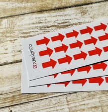 30 Red Arrow Planner Stickers