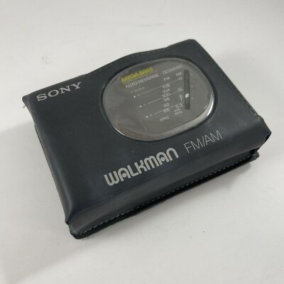 Vintage Sony FX50 Walkman AM/FM Cassette with Case Mega Bass Made