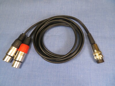 STEREO LINE INPUT LEAD FOR NAGRA  IV-S' IV-SJ OR T/C TAPE RECORDER,