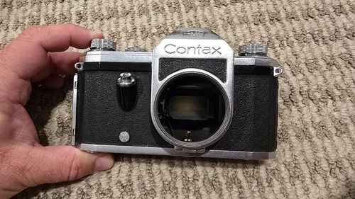 Zeiss-Ikon Contax S 35mm SLR Body, Serial # 890, ~1949 Works, RARE!!!