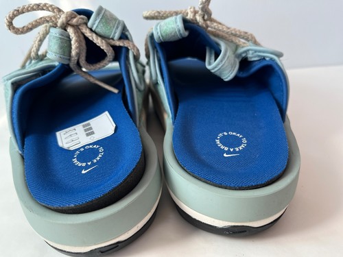 NIKE OFFLINE 2.0 SLIDERS UK 7.5 EU 42 DJ6229-300 Ocean SANDAL HOLIDAY - Picture 6 of 10