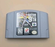 Bottom of the 9th (Nintendo 64, 1999) Authentic  & Working, Cartridge Only