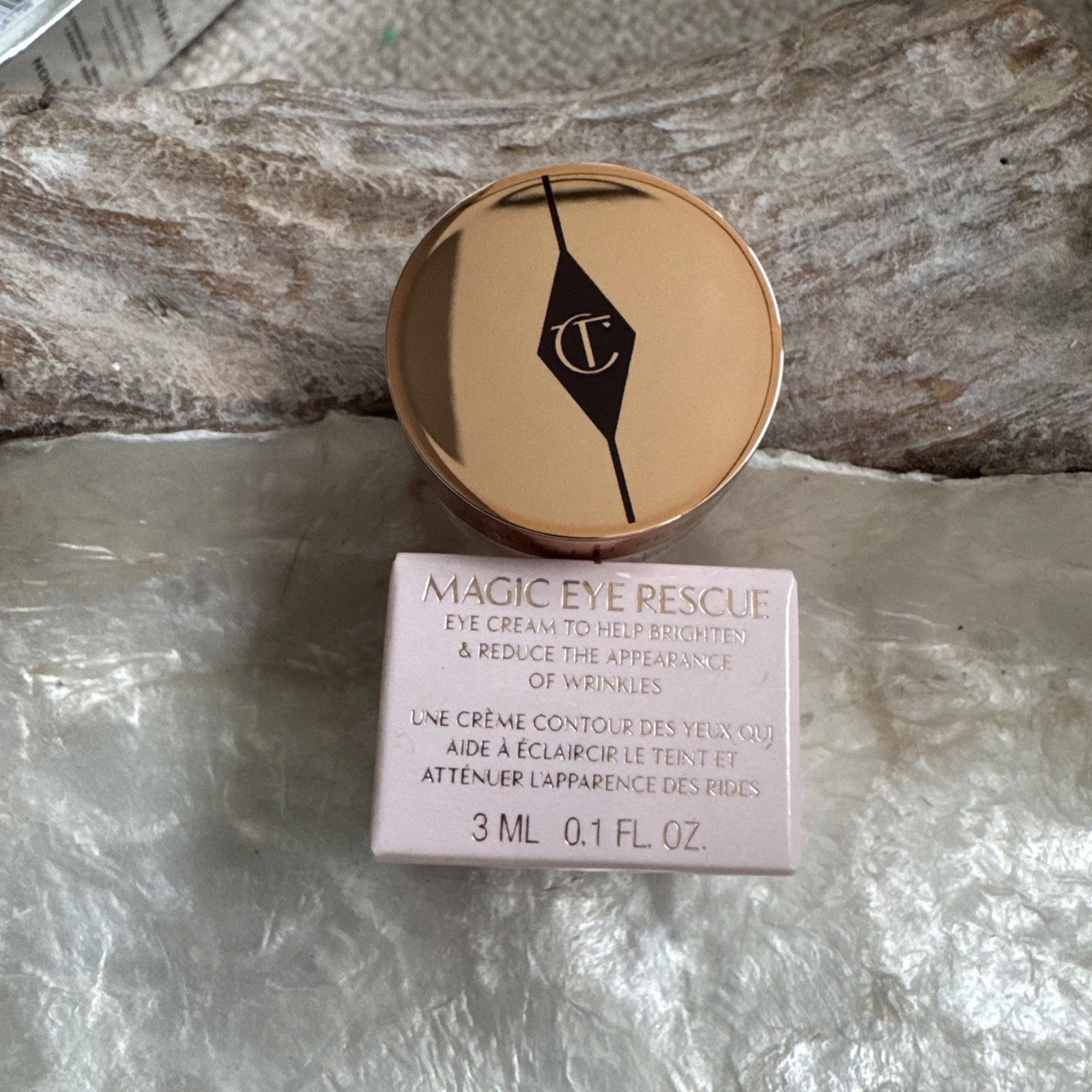 Charlotte Tilbury Magic Eye Rescue Cream 3ml HOLIDAY TRAVEL SIZE - NEW BOXED