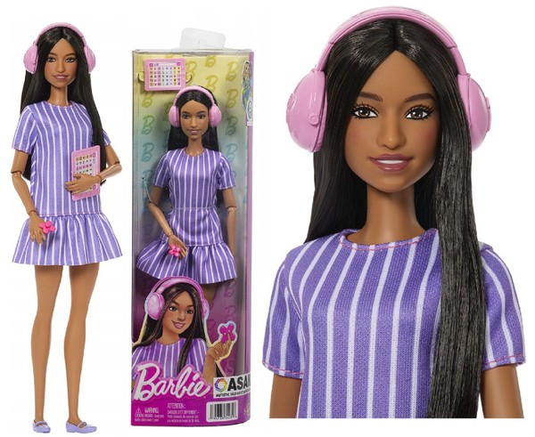 Barbie Fashionistas Autism Representation Doll JJN58 - Diverse Inclusive Toy New-image