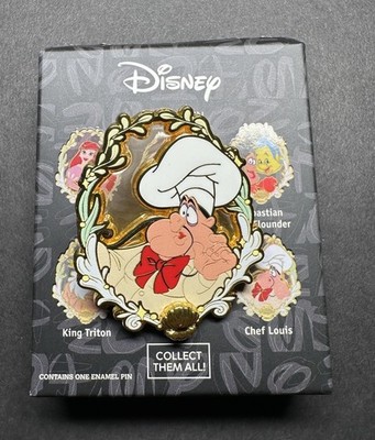 Disney The Little Mermaid Character Portrait Blind Box Enamel Pin - Chef Louis