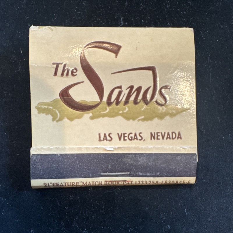 Vintage Matchbook Feature The Sands Las Vegas Penguins Come As You Are