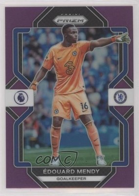 2022-23 Panini Prizm Premier League Purple Prizm 43/49 Edouard Mendy #109 11mg