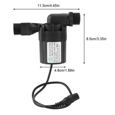 A-DC 12V 18W Brewing Homebrew Pump Circulation Brushless Beer Pumps(without