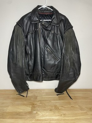 Harley-Davidson Heritage Springer Hawk Heavy Mens Leather Jacket Sz XXL w/ Liner