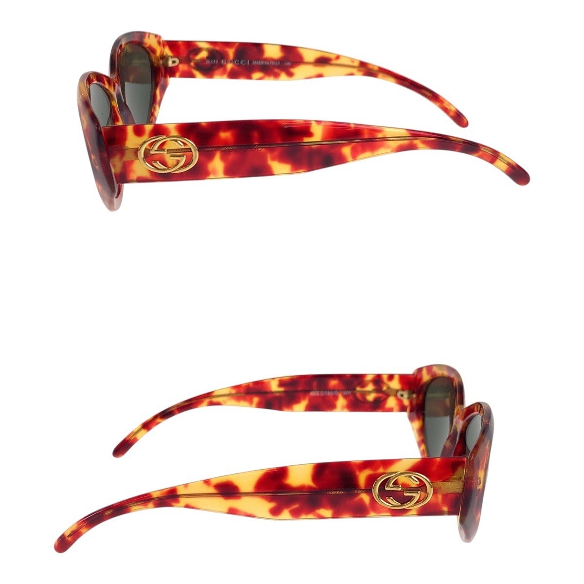 GUCCI Marble Multicolor Gold Hardware Plastic GG2195 S Sunglasses Ladies 505004 thumbnail 4