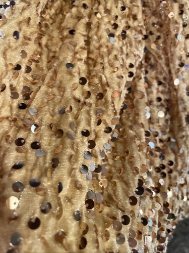 Gold Sequin Dress with Bow, size 11 Youth for Any Occasion event - Picture 6 of 7