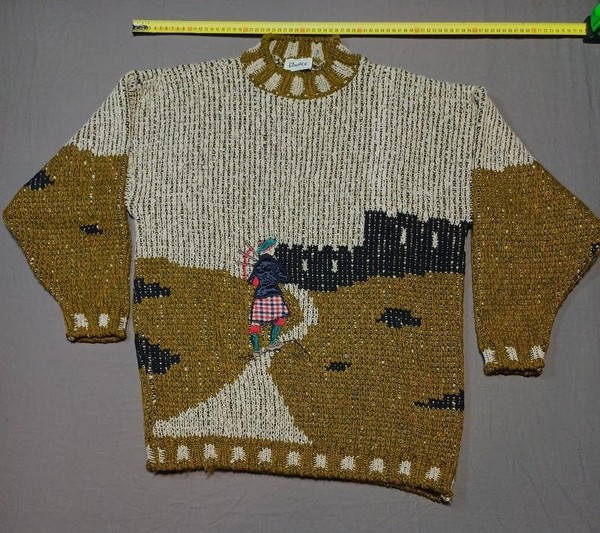 Women Choice Sweater Khaki Cotton 40 / L / 48
