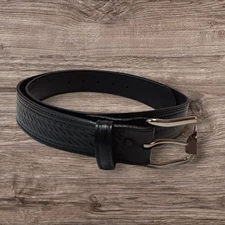 C.E. Schmidt Sz 36" Black Genuine Leather Belt.