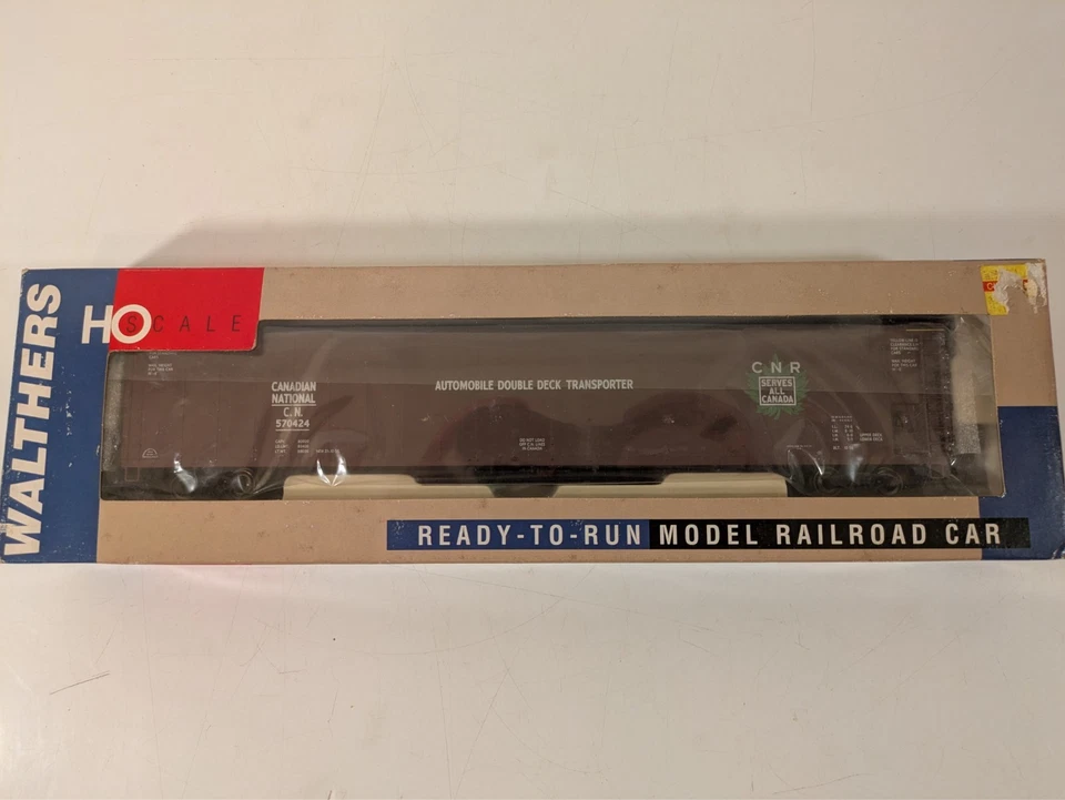 HO CN Canadian National 75' Auto Train Auto Carrier NIB NOS #932-6223 - Image 2 of 3