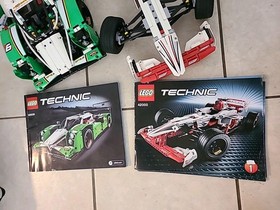 LEGO Technic Grand Prix Racer 42000 And 42039 Lot READ NEAR COMPLETE