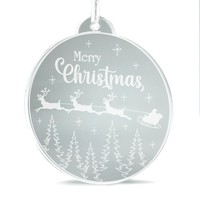 ChristbaumanhäNger Merry Christmas Aus Acryl – Weihnachten Tannenbaum
