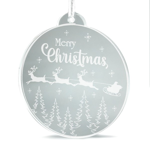 ChristbaumanhäNger Merry Christmas Aus Acryl – Weihnachten Tannenbaum-image