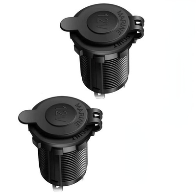 #ad 12V Cigarette Lighter Socket Power Outlet Receptacle Plug or Car Marine ATV 2PCS $6.39
