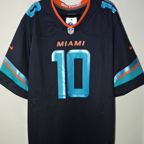 Tyreek Hill #10 Miami Dolphins Nike Black Rivalries Jersey Men’s 3XL NWT
