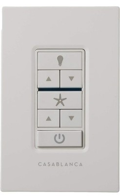 Casablanca Fan Company, 99195, Universal Wall Control, White