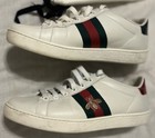 Gucci Ace White Sneaker Green/Red Stripe Bee Detail Style — photo 3